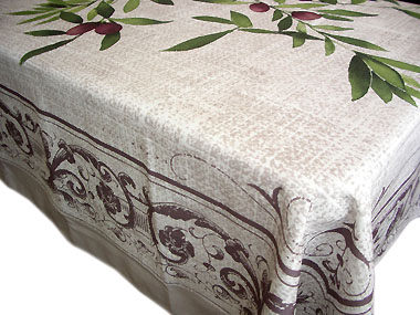 VALDROME Jacquard tablecloth Teflon (ALMAZARAS)